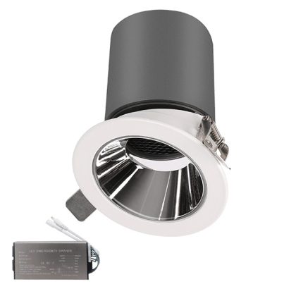   ELMARK 92EL64531240/WHE EL-6453 LED mélysugárzó ВМ 12W 4000K 38° tükröződésgátló méhsejt panellel vészvilágító modullal