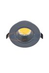 ELMARK 92GUR393WH/GR LED süllyesztett kerek spot lámpa, COB, GU10,7W, 230V, 4000K, 490lm, grafit, műanyag, d=93mm, IP40, A++-A, 30000h