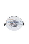 ELMARK 92GUR453WW/W LED süllyesztett kerek spot lámpa, Power, GU10,3W, 230V, 2700K, 180lm, fehér, műanyag, d=90mm, IP40, A++-A, 30000h