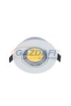 ELMARK 92GUR493WH/W LED süllyesztett kerek spot lámpa, COB, GU10,7W, 230V, 4000K, 490lm, fehér, műanyag, d=90mm, IP40, A++-A, 30000h