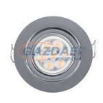   ELMARK 92GUR573WH/CH LED süllyesztett kerek spot lámpa, Power, GU10,6W, 230V, 4000K, 480lm, króm, fém, d=90mm, IP40, A++-A, 30000h