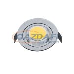   ELMARK 92GUR593WH/CH LED süllyesztett kerek spot lámpa, COB, GU10,7W, 230V, 4000K, 490lm, króm, műanyag, d=90mm, IP40, A++-A, 30000h