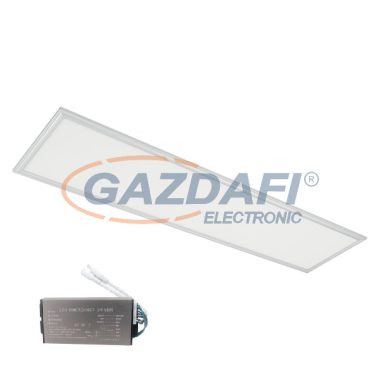 ELMARK 92PANEL029CW44E LED PANEL süllyesztett szögletes 48W 6400K 295X1195MM 110LM/W IP44 vészvilágító funkcióval