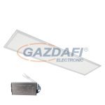   ELMARK 92PANEL029W44E LED PANEL süllyesztett szögletes 48W 4000K 295X1195MM 110LM/W IP44 vészvilágító funkcióval