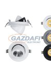 ELMARK 93TLOM180WW/WH "TL180" LED süllyesztett spot lámpa, billenthető, 20W, 230V, 2700K, 1600lm, fehér, IP40, A++-A