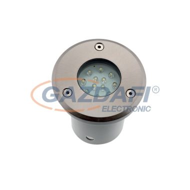 ELMARK 96GRFLED001 LED talajlámpa, 1,5W, 230V, 35lm, 6000-6500K, d=95mm, IP65, A++-A, 30000h