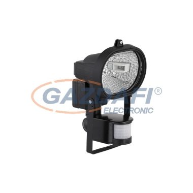 ELMARK 989018 "HVO/S" Halogén fényvető mozgásérzékelővel, R7s, J78, 150W, 230V, fekete, IP44, E/A++-E, 180°