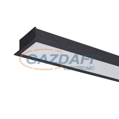 ELMARK 99BM1003020/BL "S77" Süllyesztett LED profil, 20W, 230V, 1900lm, 3000K, fekete, 1000mm, A++ -A, 20000h