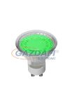 ELMARK 99LED599 LED fényforrás, SMD, GU10, 3W, 230V, zöld, A+