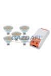 ELMARK 99set5LED397 LED szett: Tápegység, 18W + 5db LED fényforrás, LED60SMD, GU5.3, 3W, 12V, 4000K, 30000h