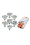 ELMARK 99set7LED397 LED szett: Tápegység, 24W + 7db LED fényforrás, LED60SMD, GU5.3, 3W, 12V, 4000K, 30000h