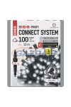 EMOS D2AC03 Profi LED sorolható füzér, villogó, 10 m, kültéri és beltéri, hideg fehér, időzítő, 1,2 W, 230 V AC, IP44