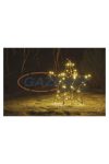 EMOS DCZW06 LED karácsonyi csillag, fém, 56 cm, kültéri és beltéri, meleg fehér, 1,2 W, 230 V AC, IP44