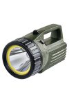 EMOS P2308 10W LED 240lm zöld TÖLTHETŐ LÁMPA+COB 2év garancia