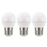   EMOS ZQ1120.3 LED fényforrás CLASSIC KISGÖMB E27 6W 470lm 2700K 230V A+ 3db