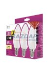 EMOS ZQ3220-3 LED CLS CANDLE 6W E14 WW 3PC