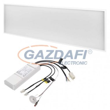 EMOS ZR8412E Profi LED panel, süllyesztett, szögletes, 40W 4400lm 4000K 230V IP20 1195x295x10mm vészvilágító funkcióval