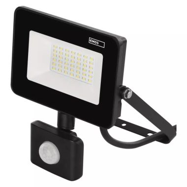 EMOS ZS2332 LED reflektor mozgásérzékelővel SIMPO PIR 30W, fekete, természetes fehér