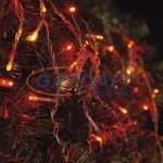  EMOS ZY2003 CONNECT - karácsonyi fényfüzér JÉGCSAP 2.5x0.9M, 100LED, IP44, ÁTTETSZŐ KÁBEL, PIROS-vintage/VILLOGÓ