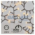   EMOS ZY2181T karácsonyi fényfüzér SÜNI 12M, 600LED, IP44, időzítő, meleg fehér