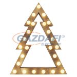   EMOS ZY2200 karácsonyi dekoráció FA FENYŐ 30x37cm 25LED, 2xAA, időzítő, meleg fehér