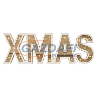 EMOS ZY2204 karácsonyi dekoráció XMAS 15x45cm 35LED, 2xAA, időzítő, meleg fehér