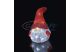 EMOS ZY2233 karácsonyi dekoráció HÓTÖRPE 14x20cm, 16LED, 3xAA, IP20, időzítő, hideg fehér
