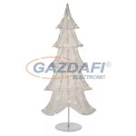   EMOS ZY2243T karácsonyi dekoráció 3D FENYŐFA 41x90cm, 60LED, IP20, 230V, időzítő, hideg fehér