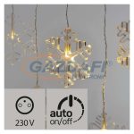   EMOS ZY2265 karácsonyi fényfüzér HÓPIHE 8LED, 0.84x0.45m, IP44, 230V, időzítő, meleg fehér