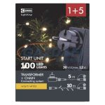   EMOS ZY2277 CONNECT - START KIT 10M, 100LED, IP44,12W, meleg fehér