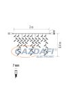 EMOS ZY2287 CONNECT PROFI - karácsonyi fényfüzér JÉGCSAP VILLOGÓ 3x0.4M, 50LED, IP44, FEKETE KÁBEL, hideg fehér