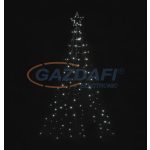   EMOS ZY2361T Karácsonyi fényfüzér + csillag, 180cm, 180LED, IP44, 230V, hideg fehér