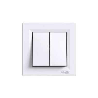 SCHNEIDER EPH0300321 ASFORA Chandelier Switch, screw connection, white (105)