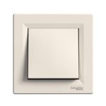   SCHNEIDER EPH0500123 ASFORA Cross switch, spring connection, beige (107)