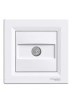 SCHNEIDER EPH3200121 ASFORA TV socket, end cap, 1 dB, white