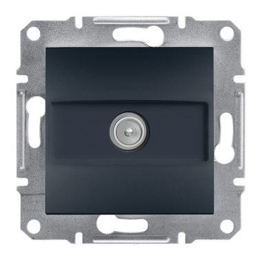 SCHNEIDER EPH3200171 ASFORA TV socket, end cap, 1 dB, anthracite