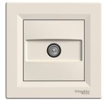 SCHNEIDER EPH3200223 ASFORA TV socket, through, 4 dB, beige