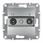   SCHNEIDER EPH3300161 ASFORA TV / R socket, end cap, 1 dB, aluminum