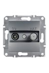 SCHNEIDER EPH3400162 ASFORA TV / SAT socket, terminal block, 1 dB, steel