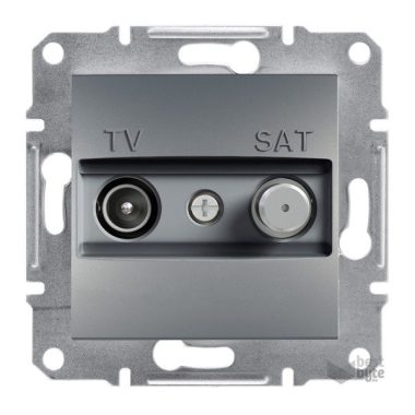 SCHNEIDER EPH3400162 ASFORA TV / SAT socket, terminal block, 1 dB, steel