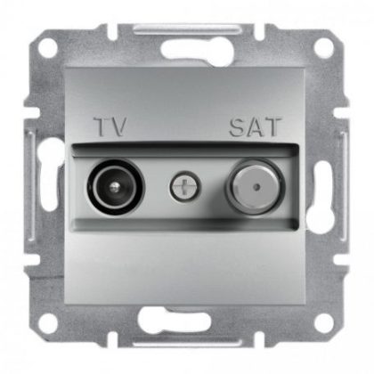   SCHNEIDER EPH3400361 ASFORA TV / SAT socket, through, 8 dB, aluminum