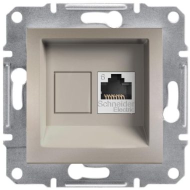 SCHNEIDER EPH4700169 ASFORA 1xRJ45 Cat6 UTP socket, bronze