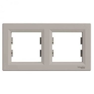 SCHNEIDER EPH5800269 ASFORA Double frame, horizontal, bronze