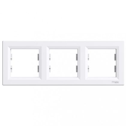 SCHNEIDER EPH5800321 ASFORA Triple frame, horizontal, white