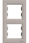 SCHNEIDER EPH5810269 ASFORA Double frame, vertical, bronze