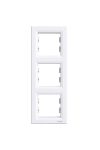 SCHNEIDER EPH5810321 ASFORA Triple frame, vertical, white