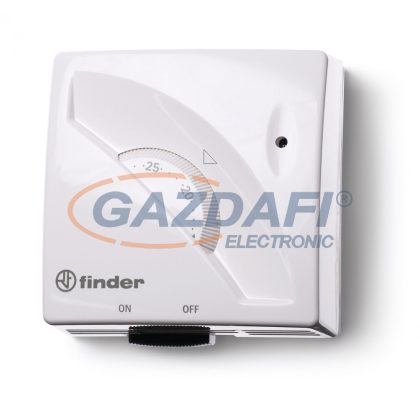   FINDER 1T.01.1 mechanikus, vezetékes szobatermosztát 1T011, 250V, 16A, IP20, fehér