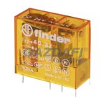   FINDER 40.52.8.012 Miniatűr printrelé, elektromágneses/ nyák relé, 12V AC, 2 váltó, 8A