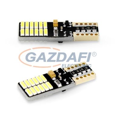 CARGUARD 50887 LED izzó, T10, 2W 168Lm 6000K, 2 db