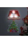 Family Christmas 58257A Karácsonyi LED-es lámpa matrica - fenyőfa - 17 x 28 cm